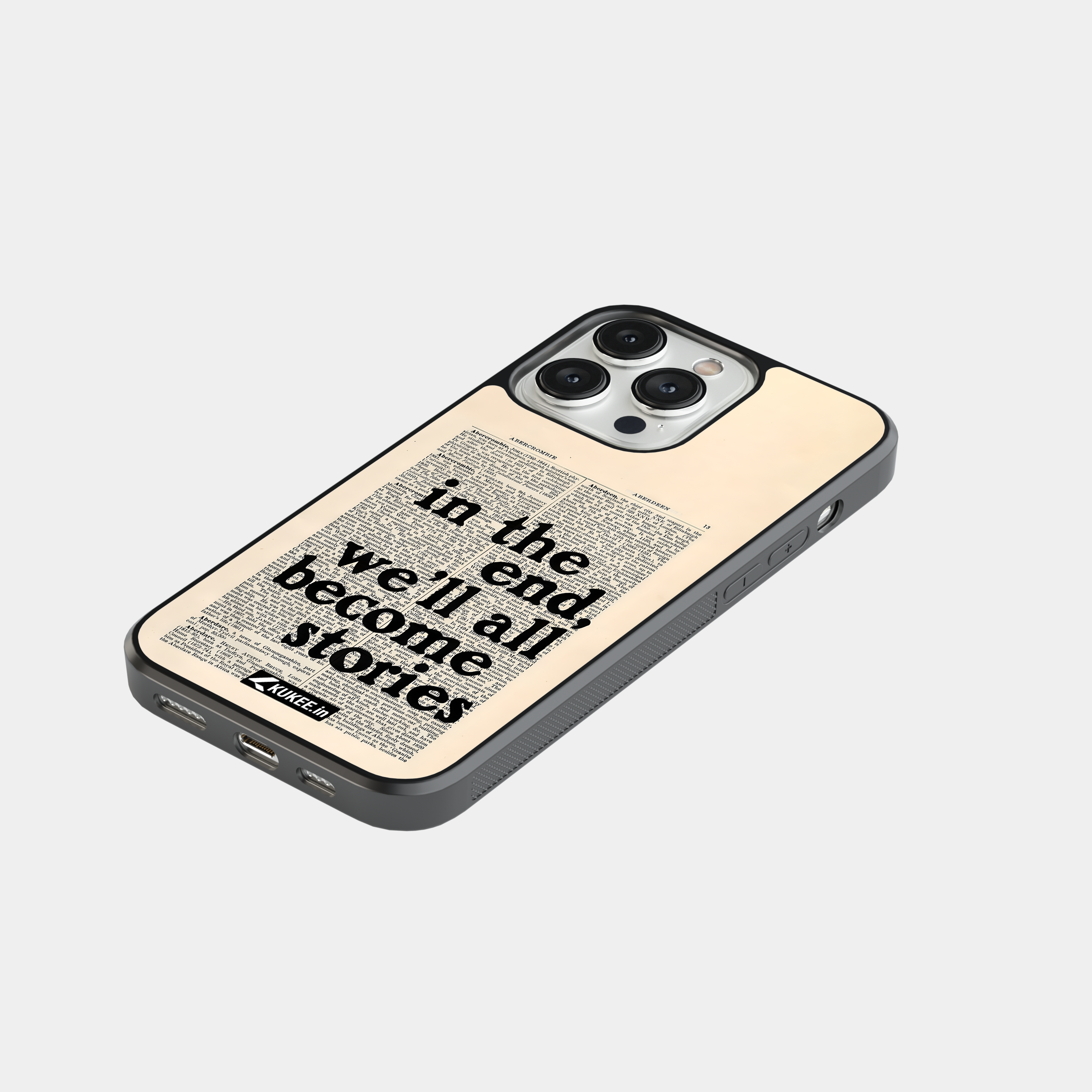 In the end, we'll all become stories Mobile Case - Literary Quote Design