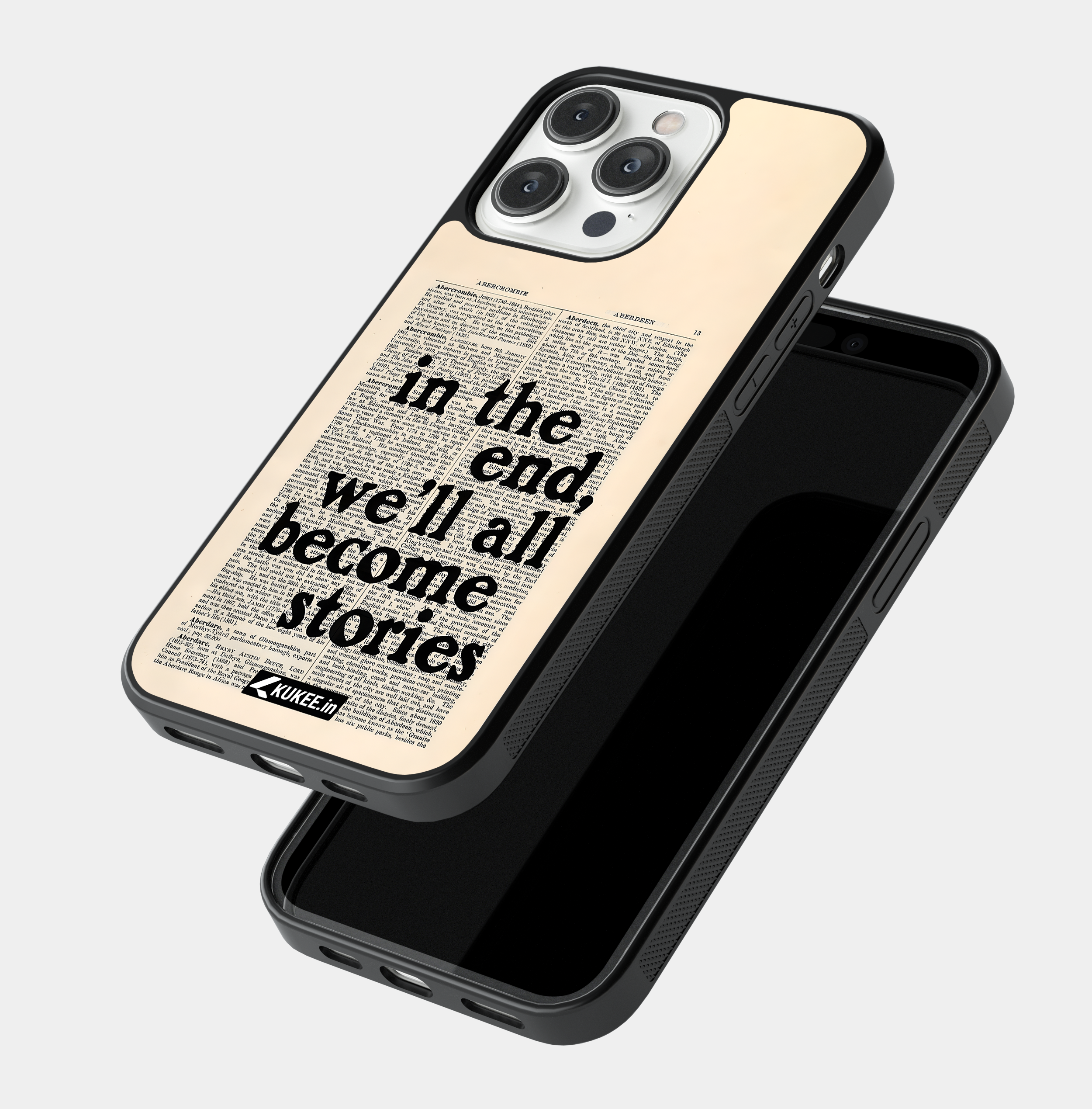 In the end, we'll all become stories Mobile Case - Literary Quote Design