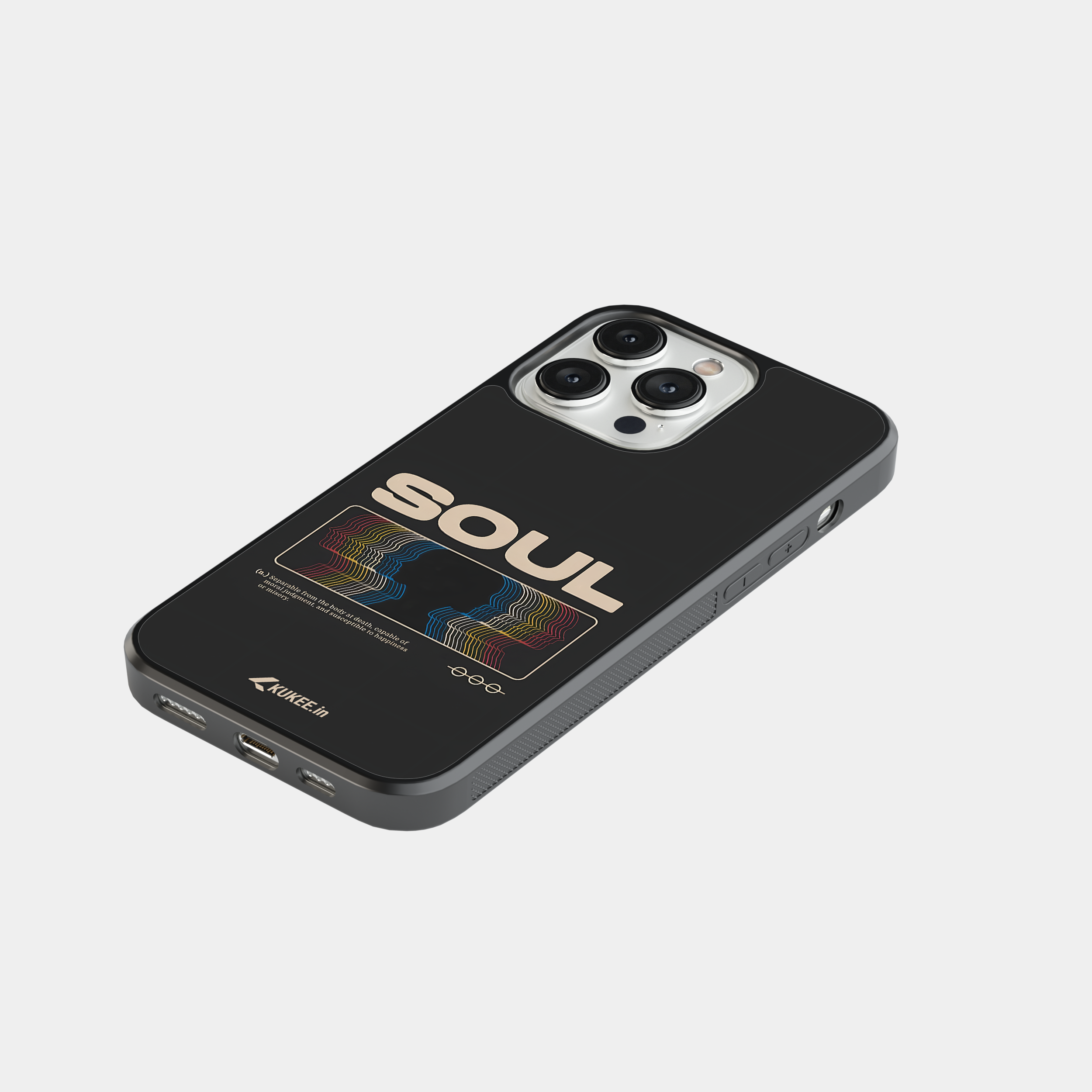 Minimalist Soul Definition Mobile Cover - Graphic Design | Spiritual Concept