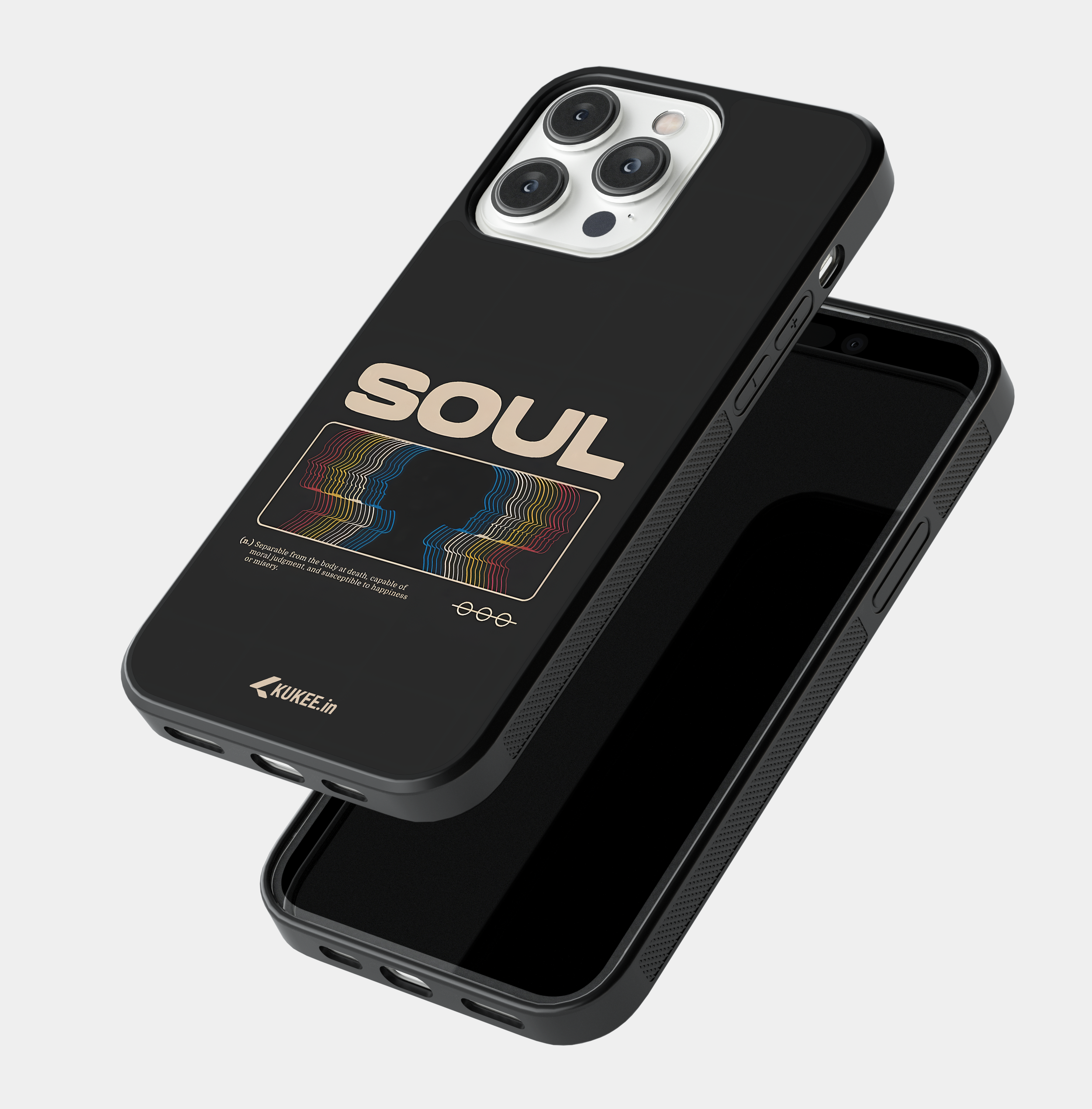 Minimalist Soul Definition Mobile Cover - Graphic Design | Spiritual Concept