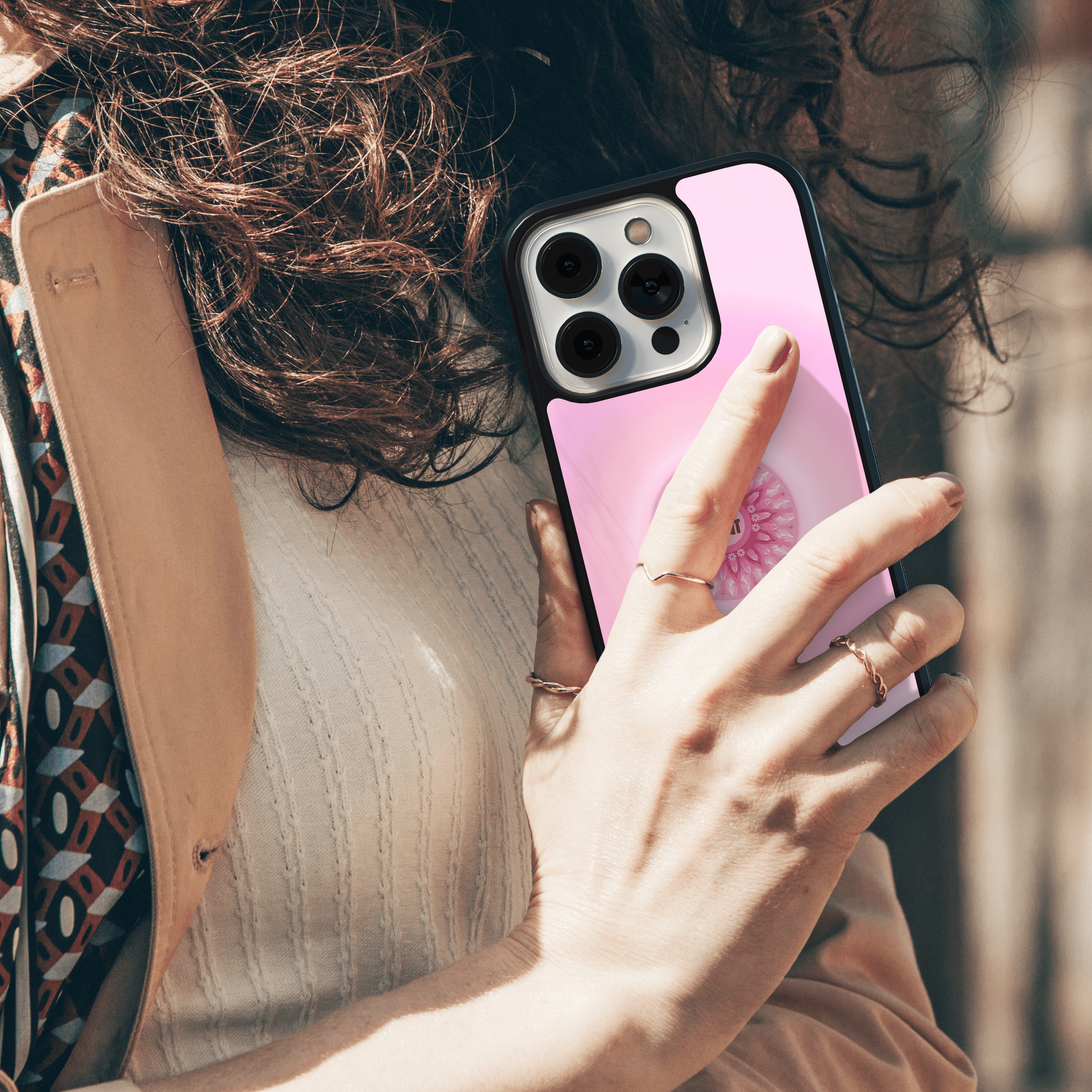 Radharani Mandala Mobile Case - Hindu Goddess Spiritual Art