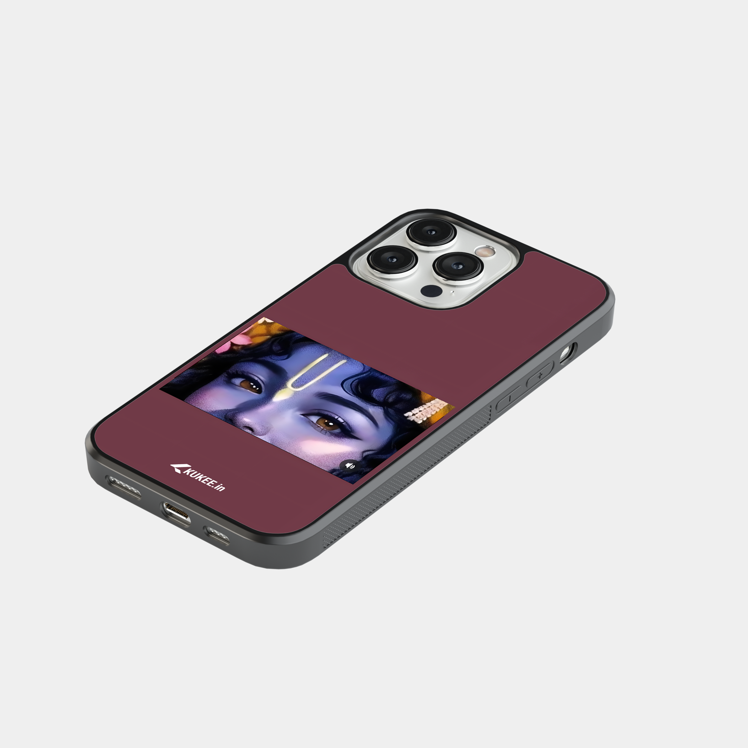 Lord Krishna Eyes Mobile Case - Hindu Spiritual Art