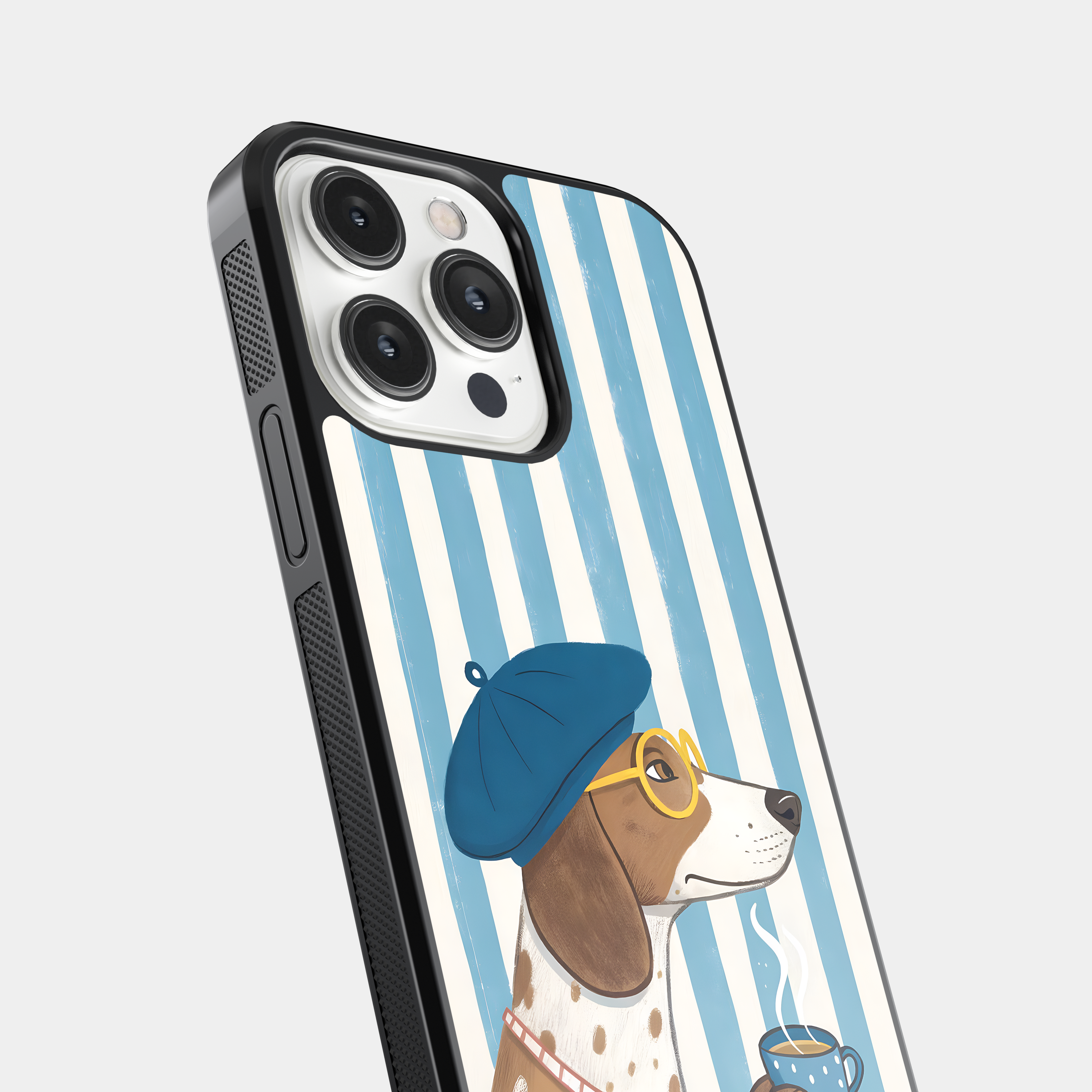 Funny Stylish Dog Mobile Cover - Intellectual Pet Art