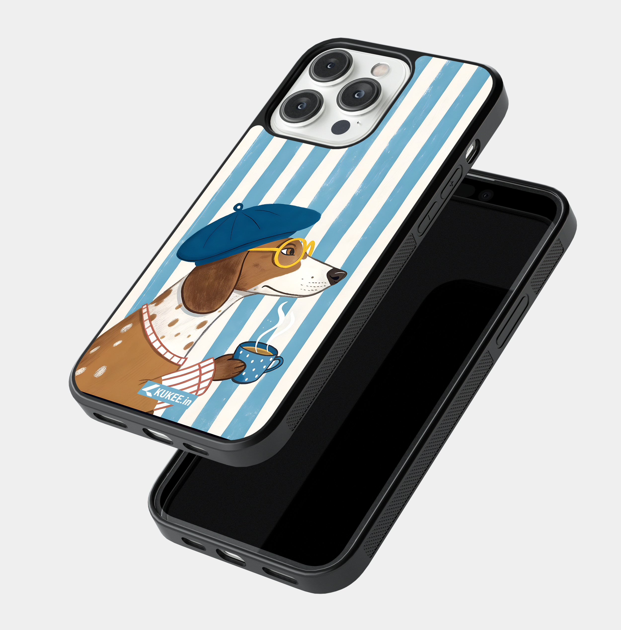 Funny Stylish Dog Mobile Cover - Intellectual Pet Art