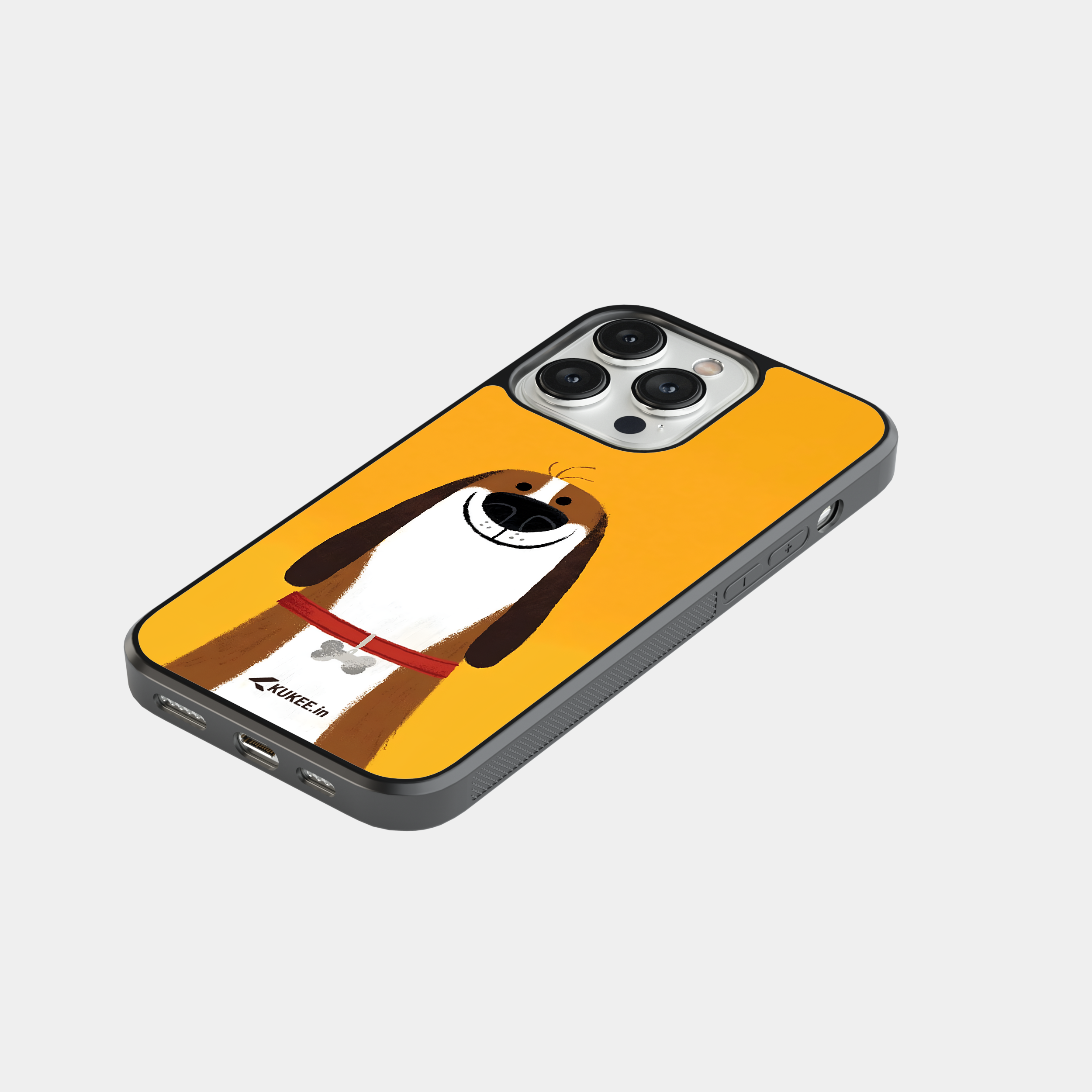 Happy Smiling Pet Playful Dog Mobile Cover - Friendly Animal Design