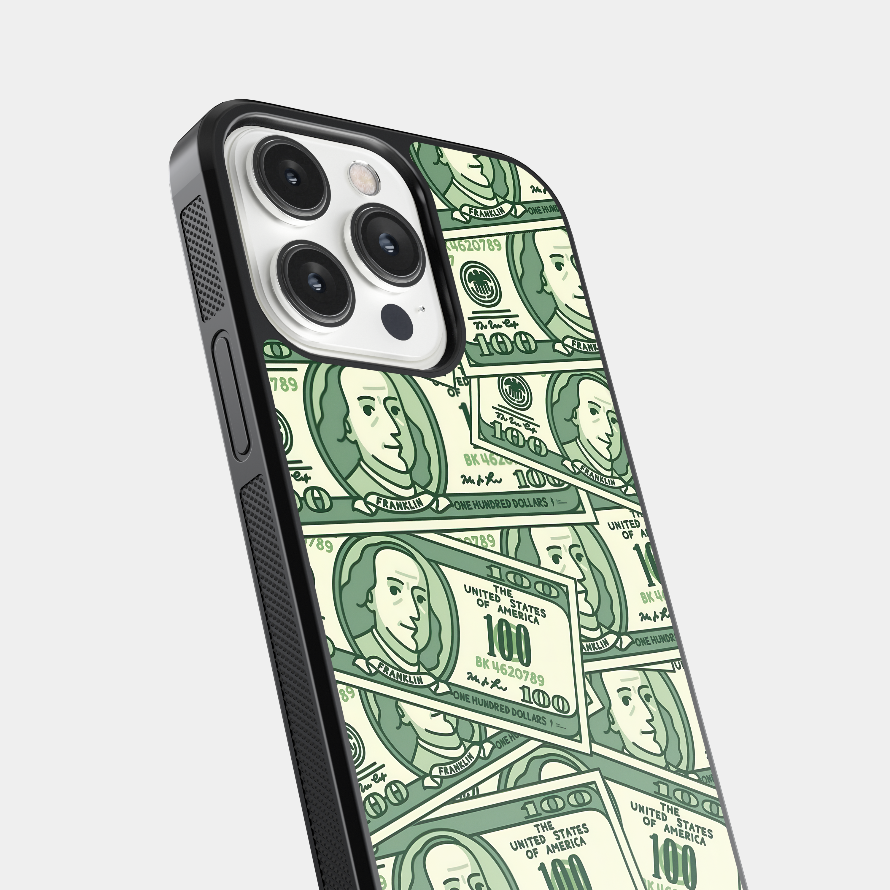 Wealth and Abundance Mobile Cover - Playful Money Dollar Bills