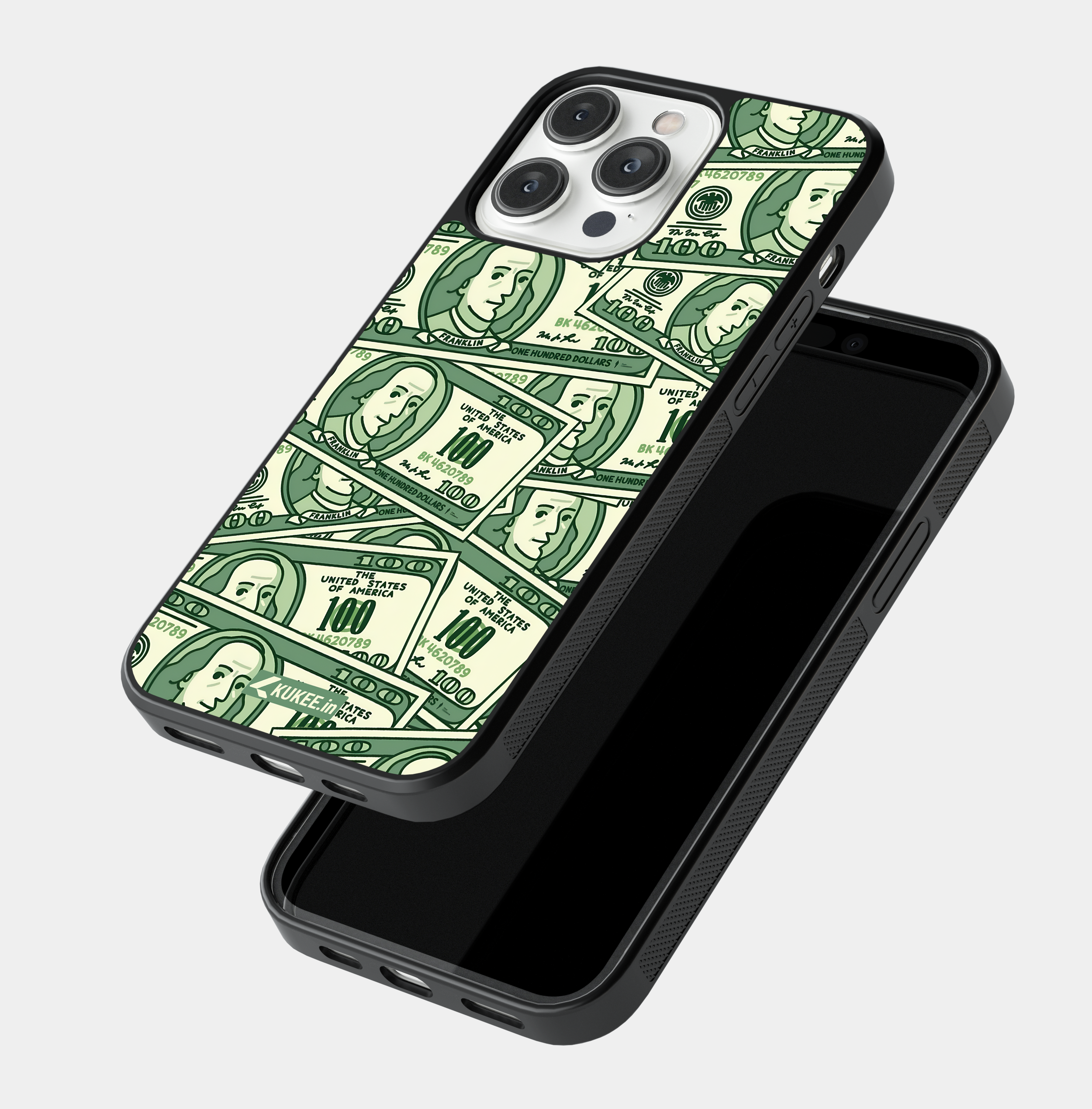 Wealth and Abundance Mobile Cover - Playful Money Dollar Bills