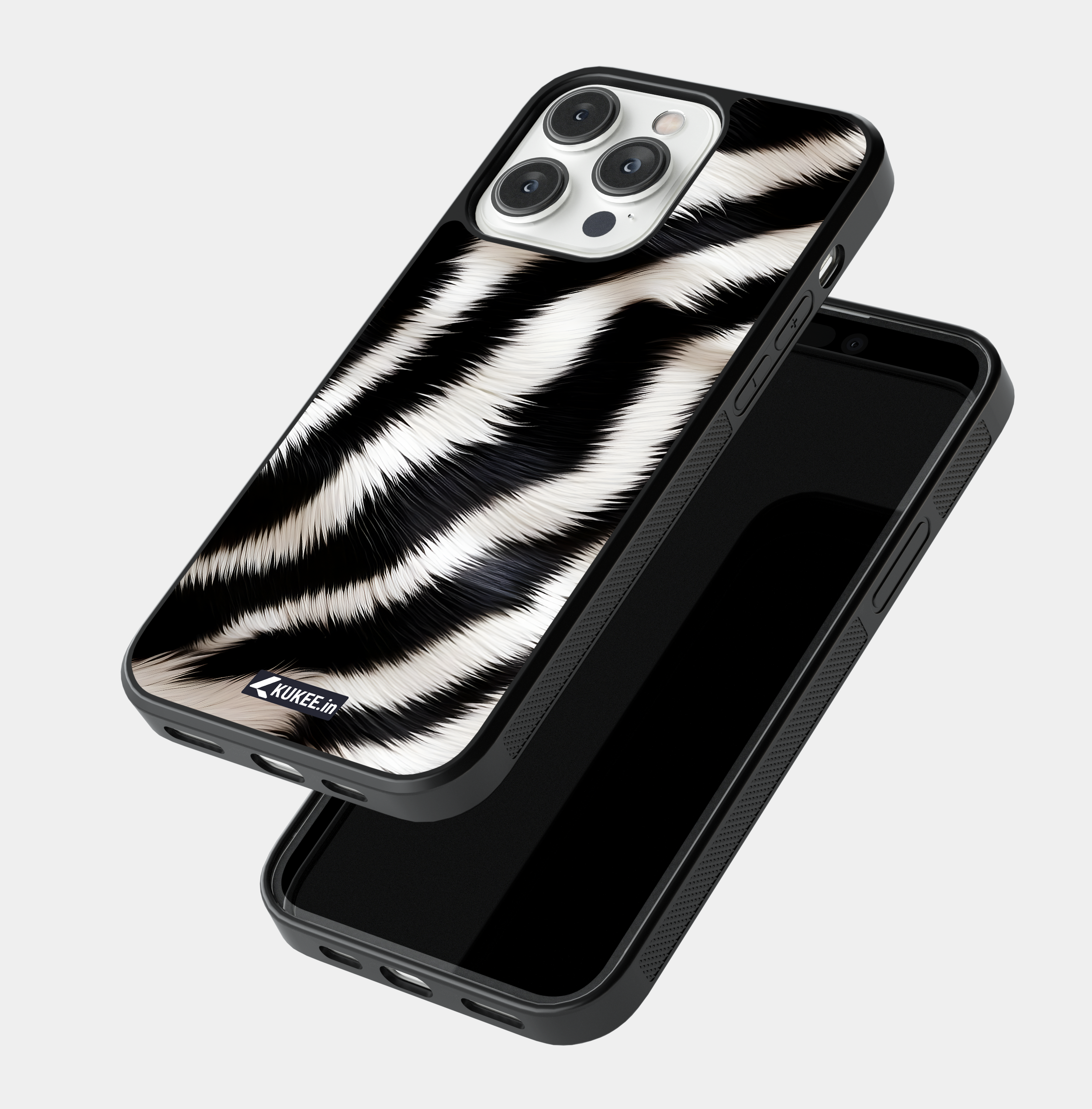 Classic Zebra Print Mobile Case - Bold Black and White Stripes