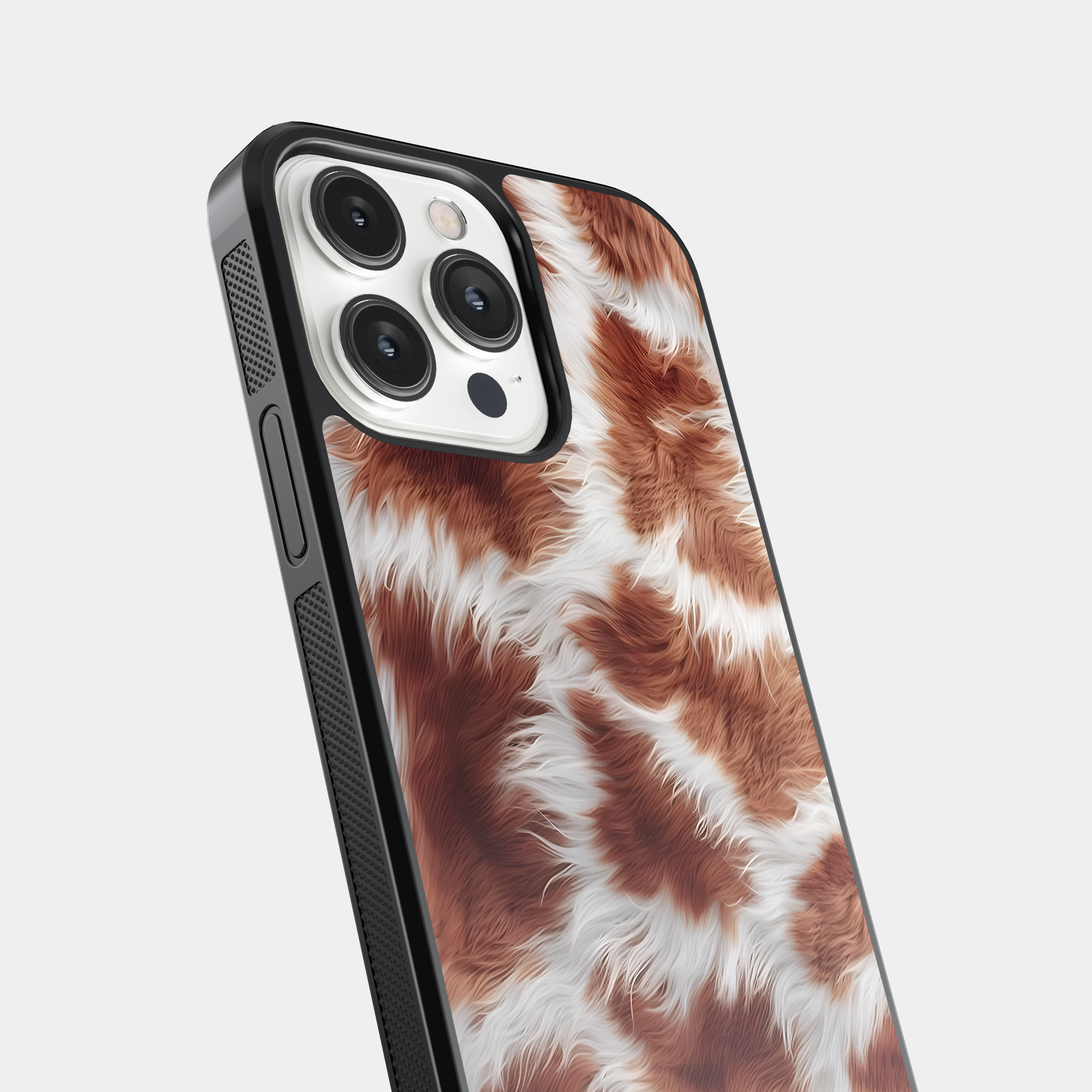 Western Style Mobile Cover - Spotted Cow Pattern