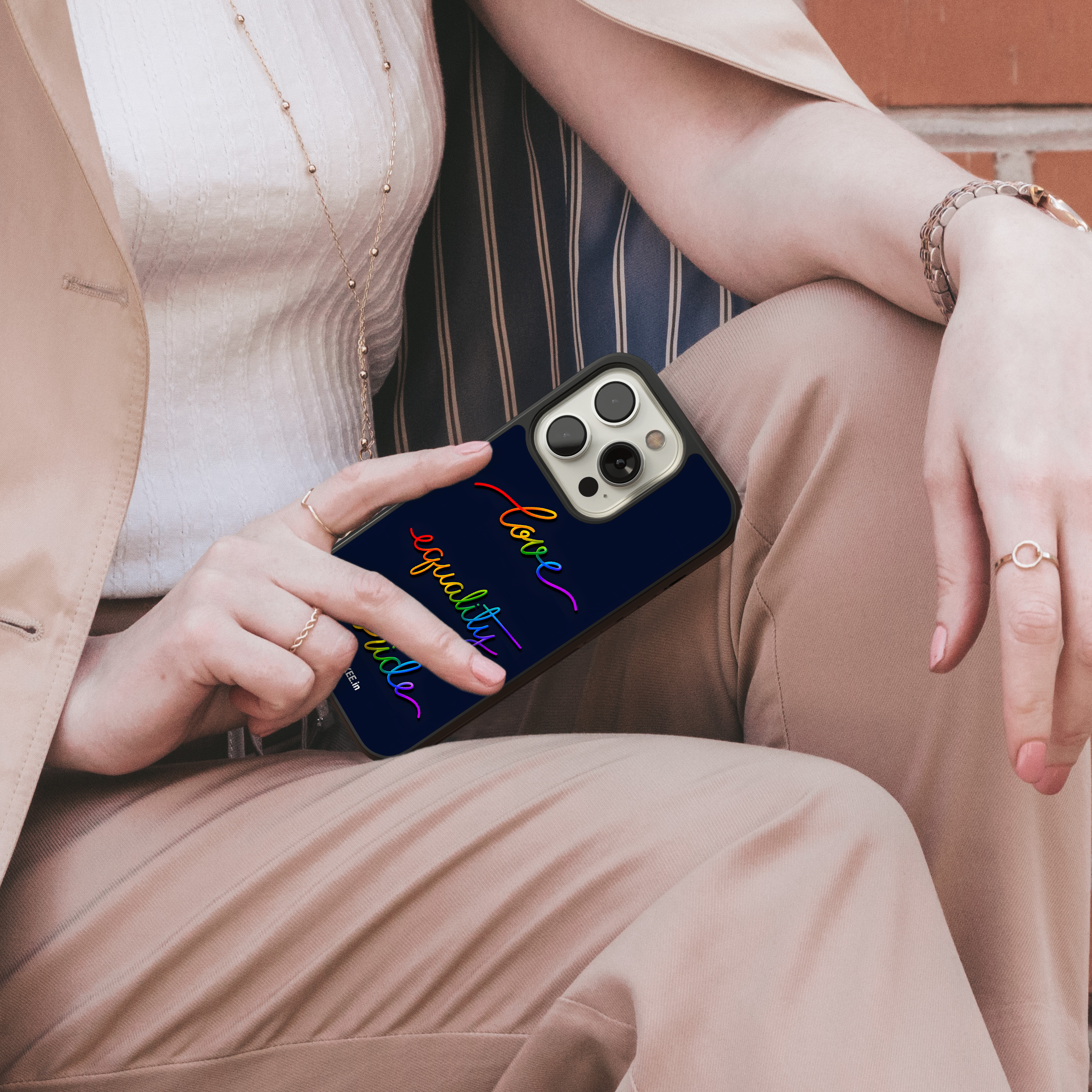 Love Equality Pride - Love Wins Rainbow Text