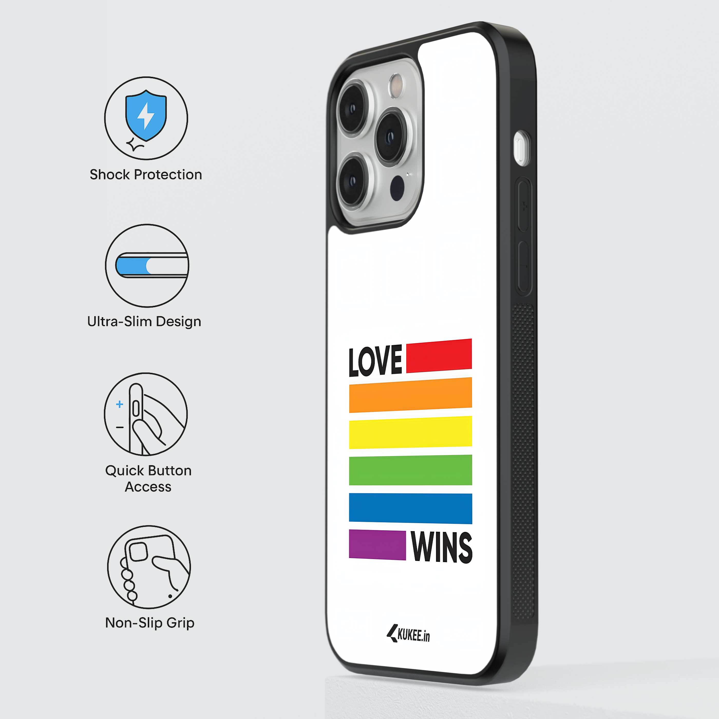 Love Wins Symbol - Pride Month Mobile Cover