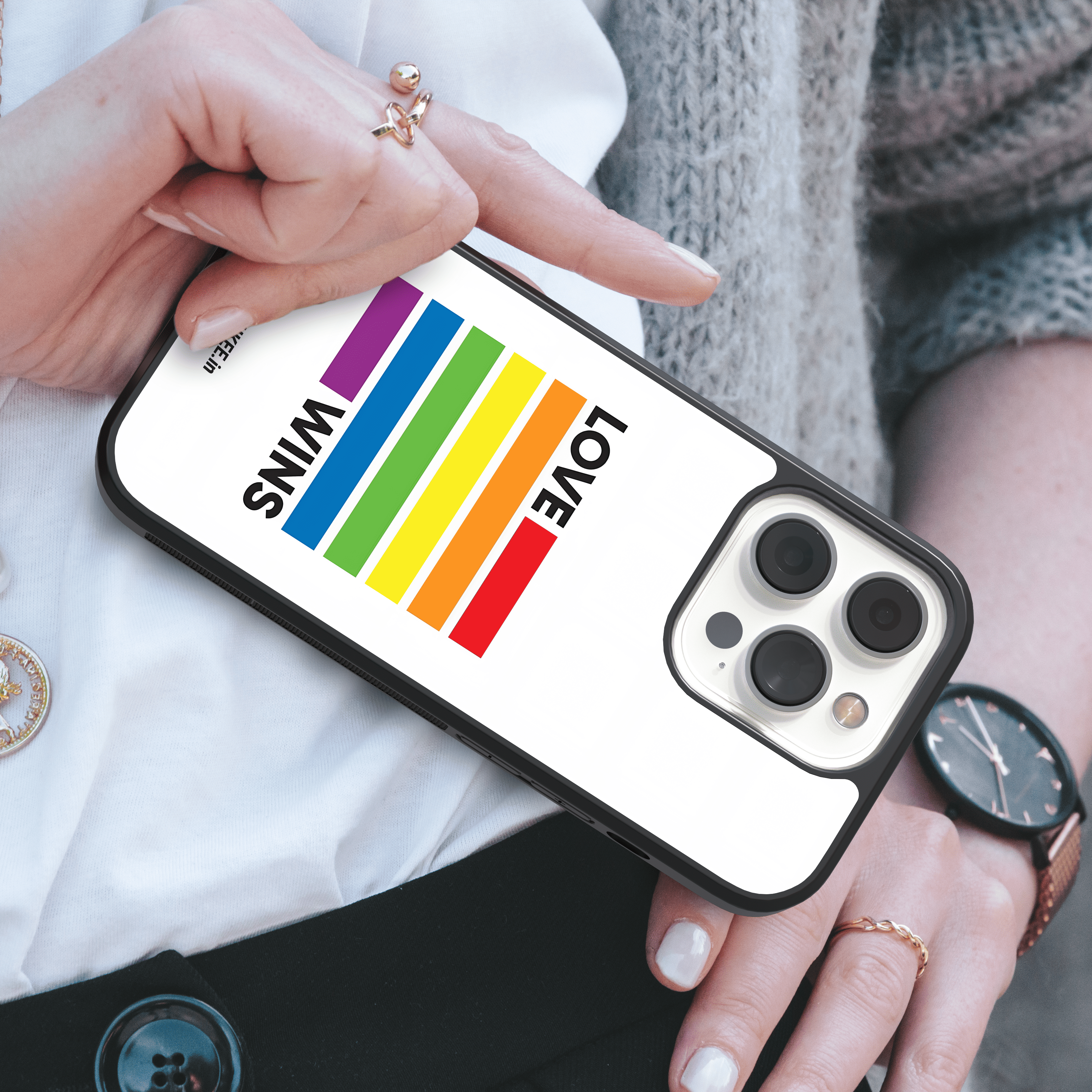 Love Wins Symbol - Pride Month Mobile Cover