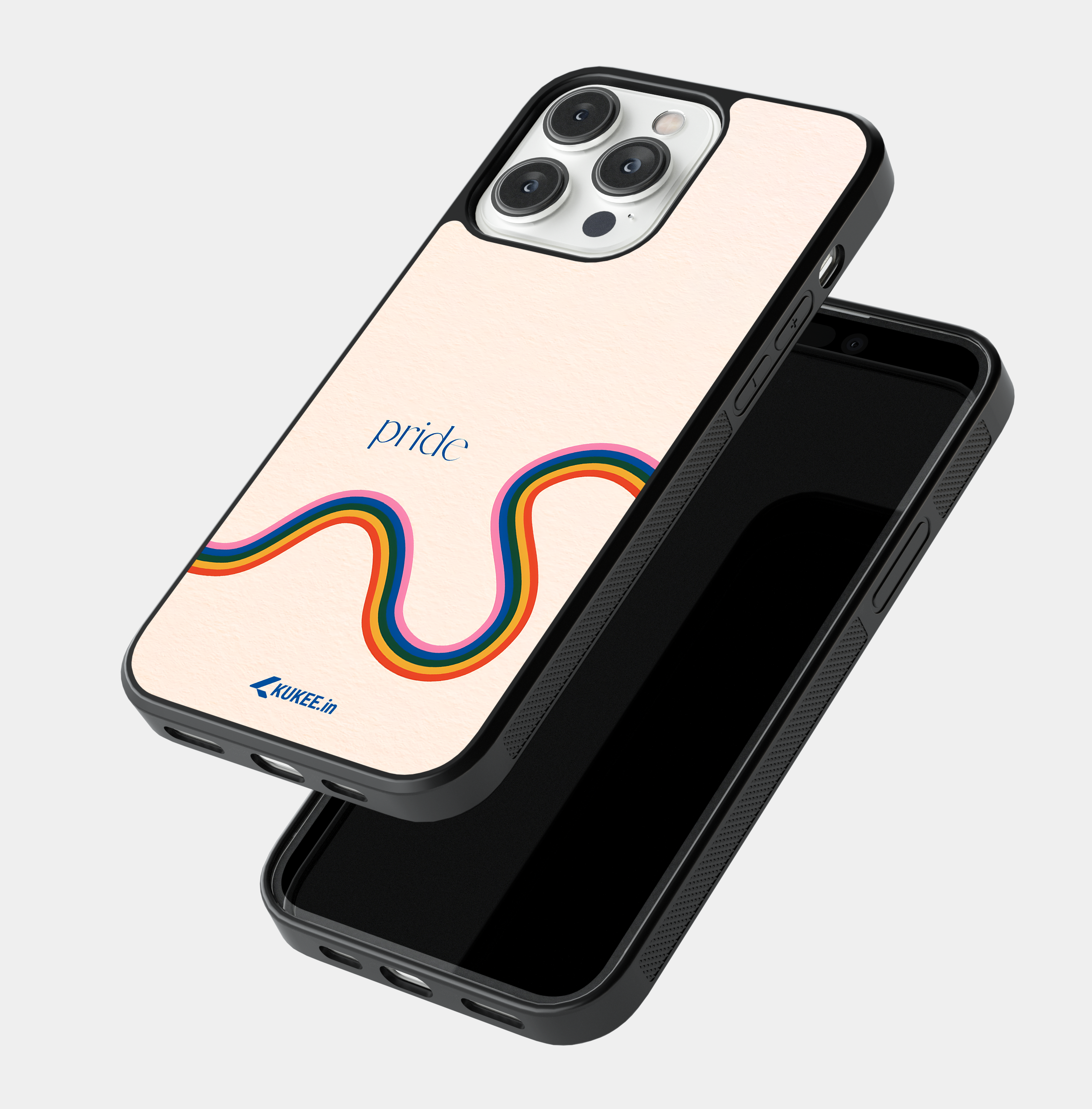 Minimalist Pride Mobile Cover - Rainbow Stripe Design