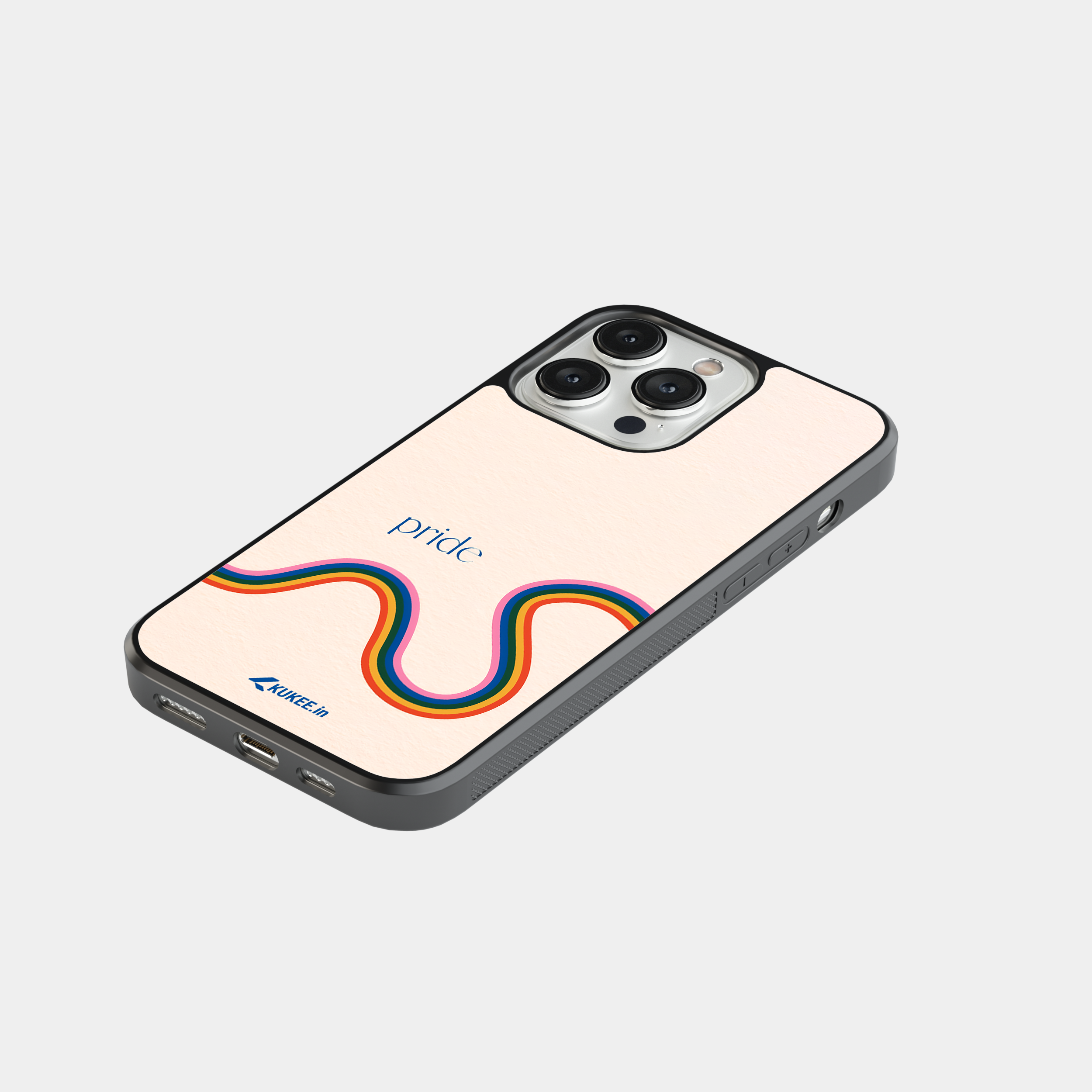 Minimalist Pride Mobile Cover - Rainbow Stripe Design