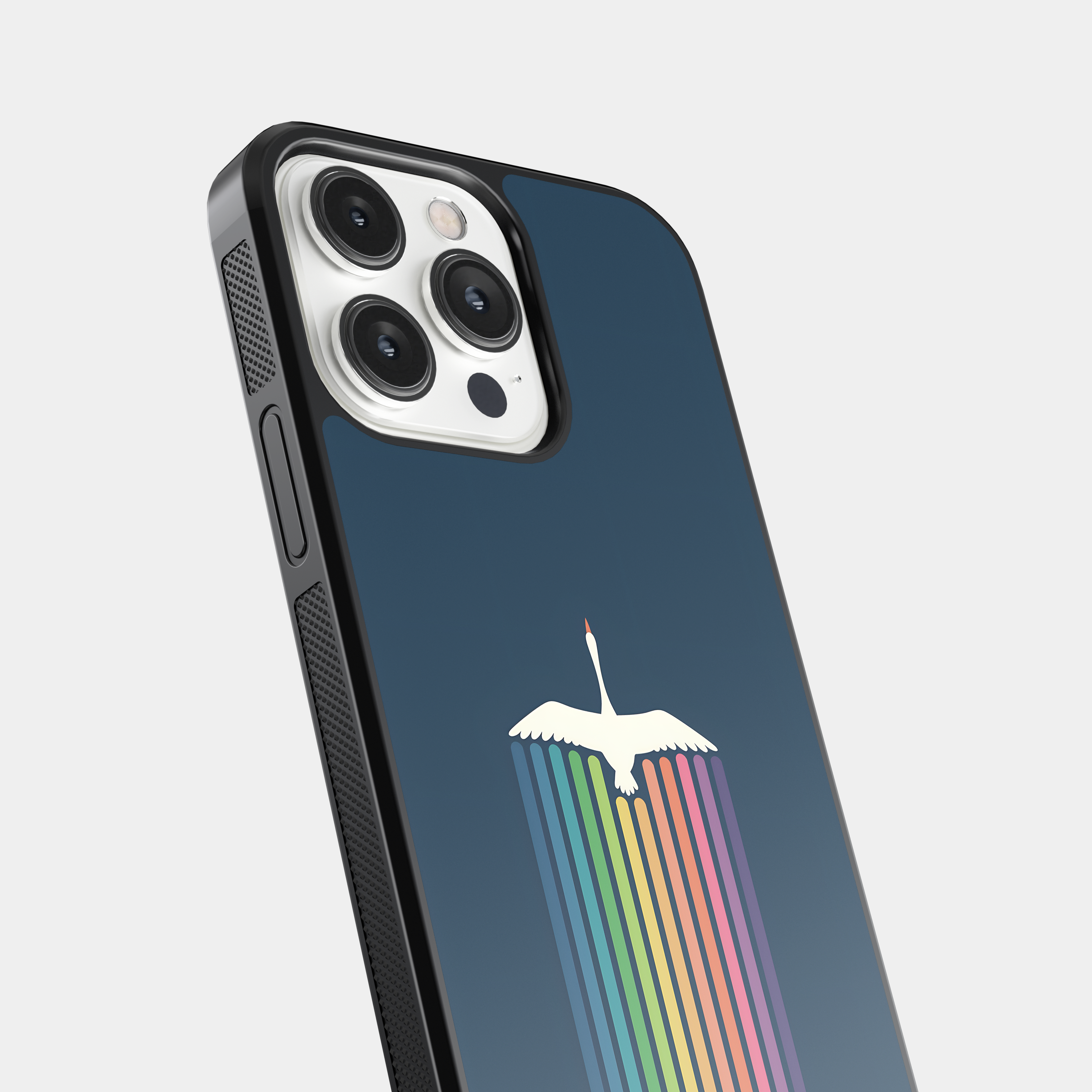 Rainbow Swan Pride Mobile Case - LGBTQ+ Freedom Flight