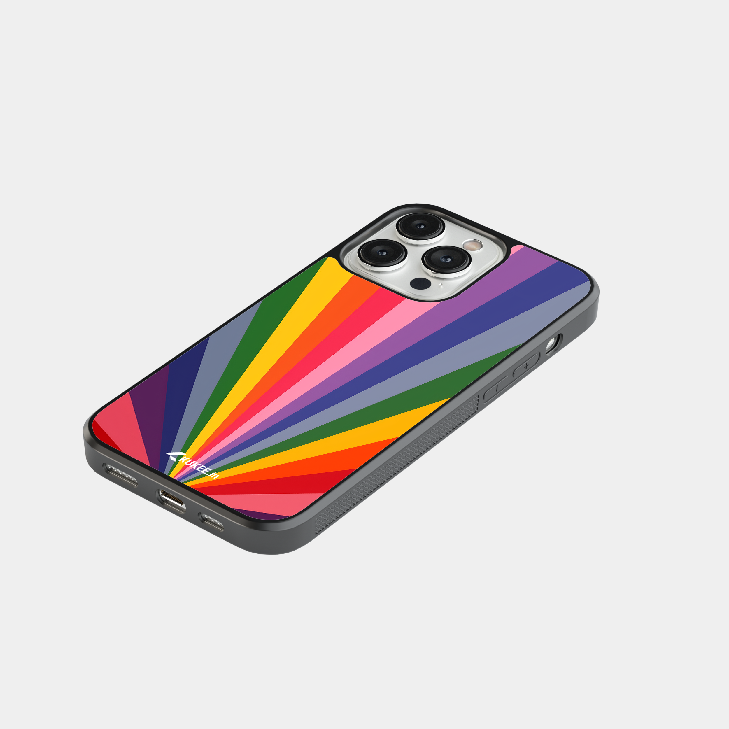 Radiating Rainbow Pride Mobile Case - LGBTQ+ Spectrum