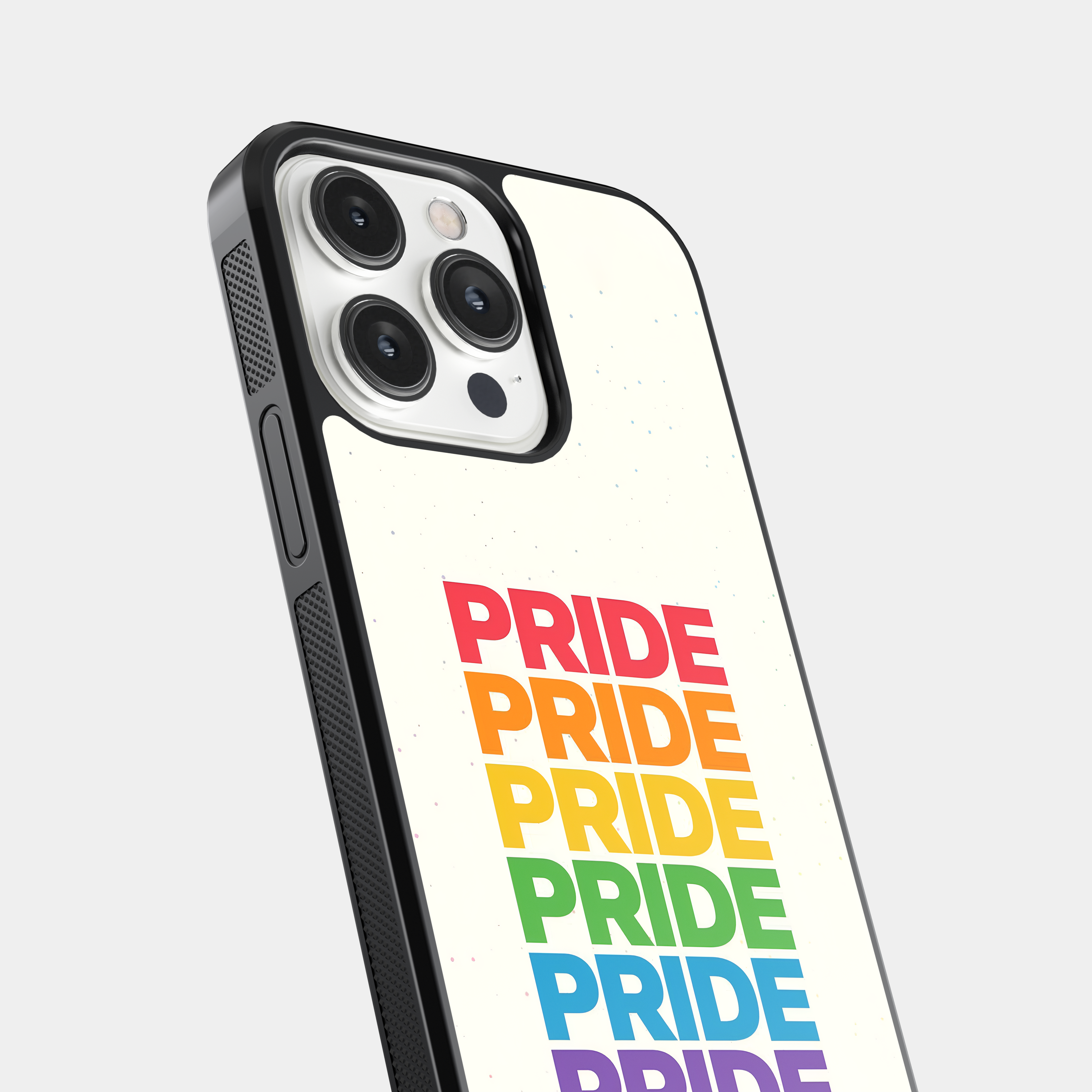 Repeated "PRIDE" Rainbow Mobile Case