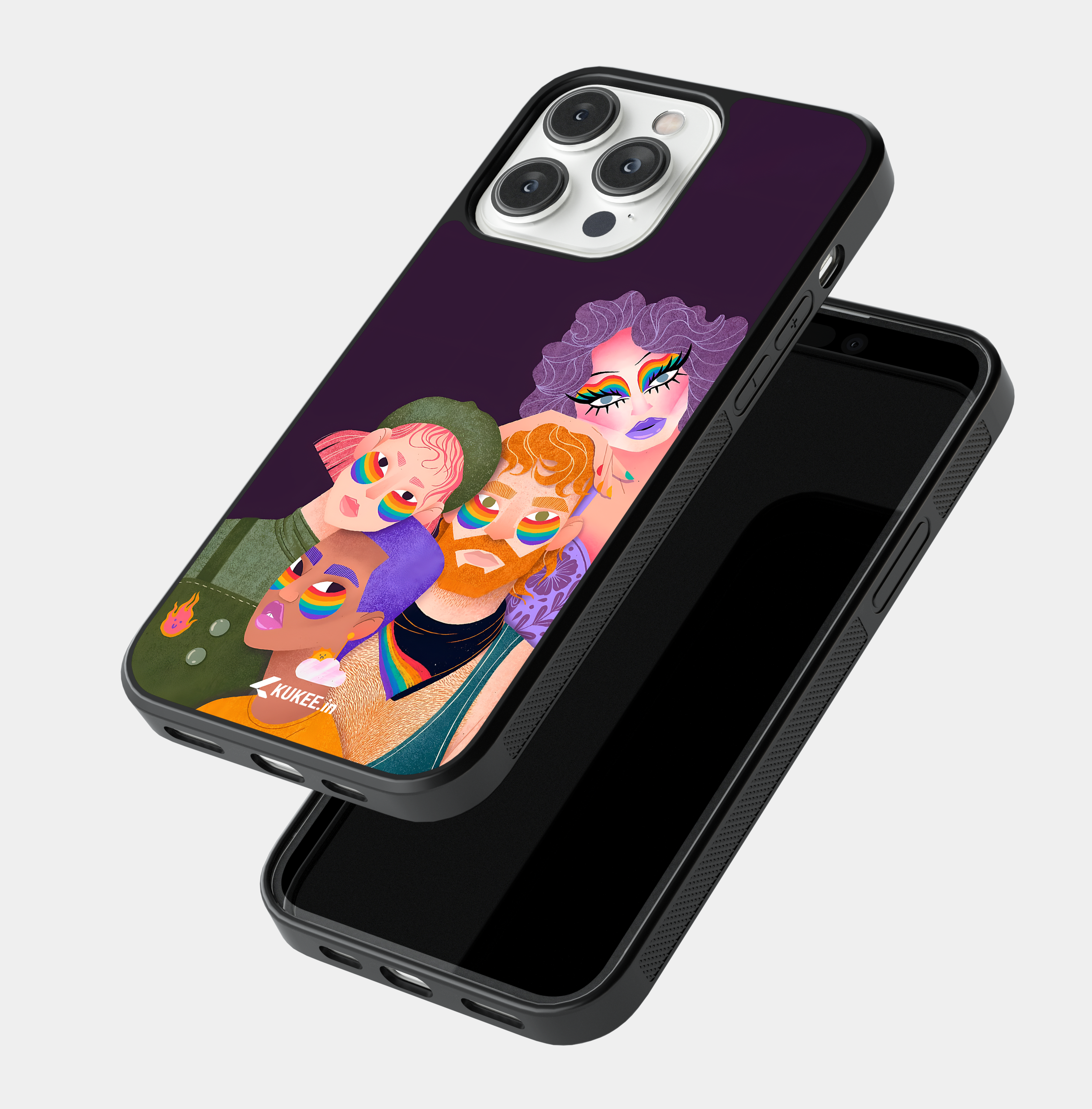 Rainbow Makeup Pride Mobile Case - LGBTQ+ Group Portrait