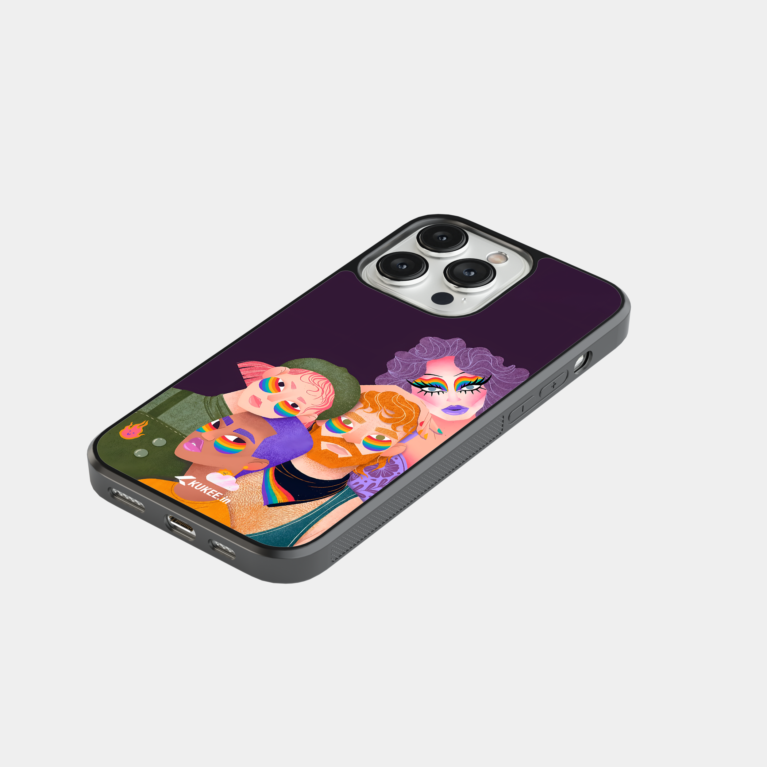 Rainbow Makeup Pride Mobile Case - LGBTQ+ Group Portrait