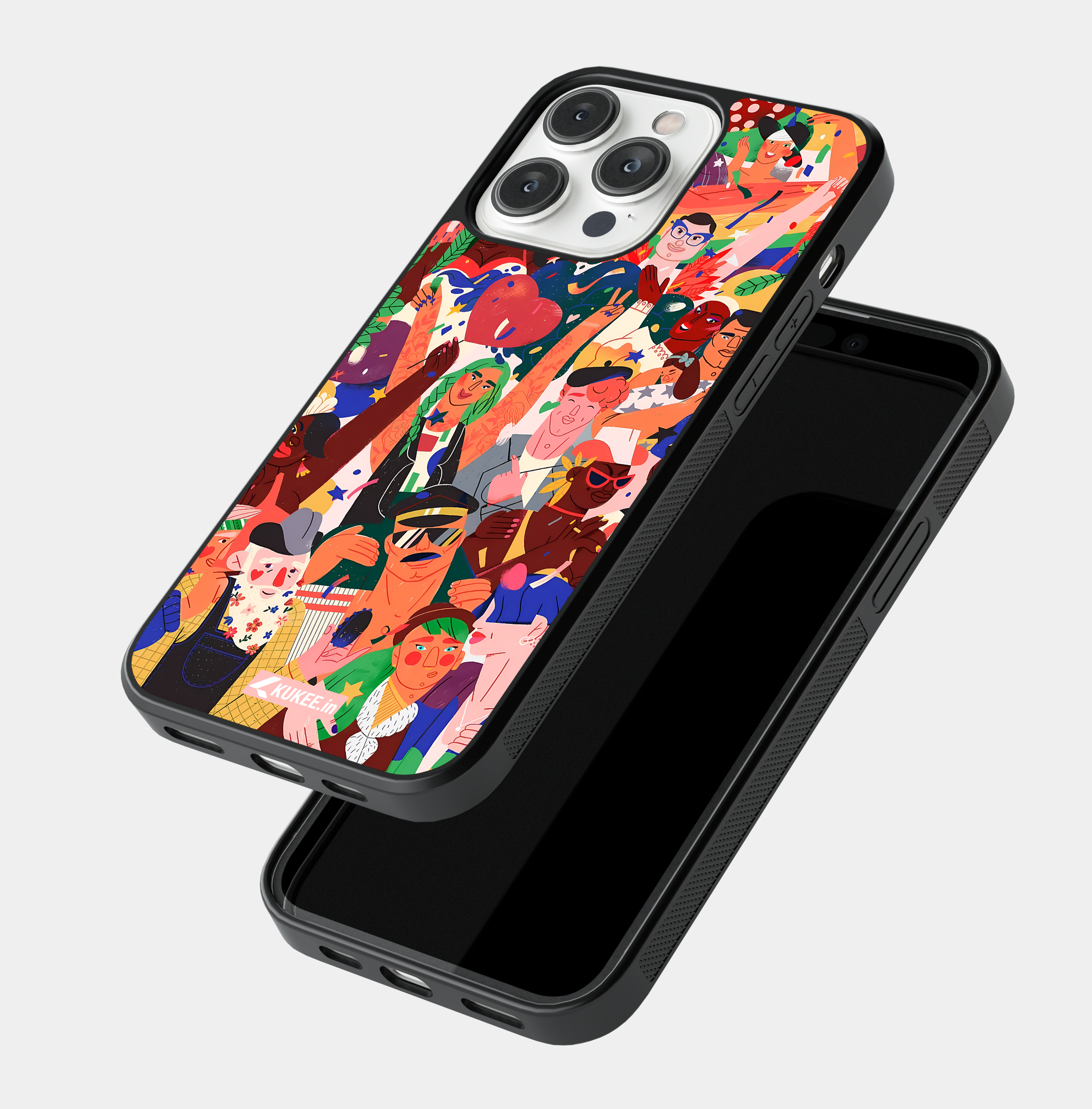 Diverse Pride Celebration Mobile Case - LGBTQ+ Crowd