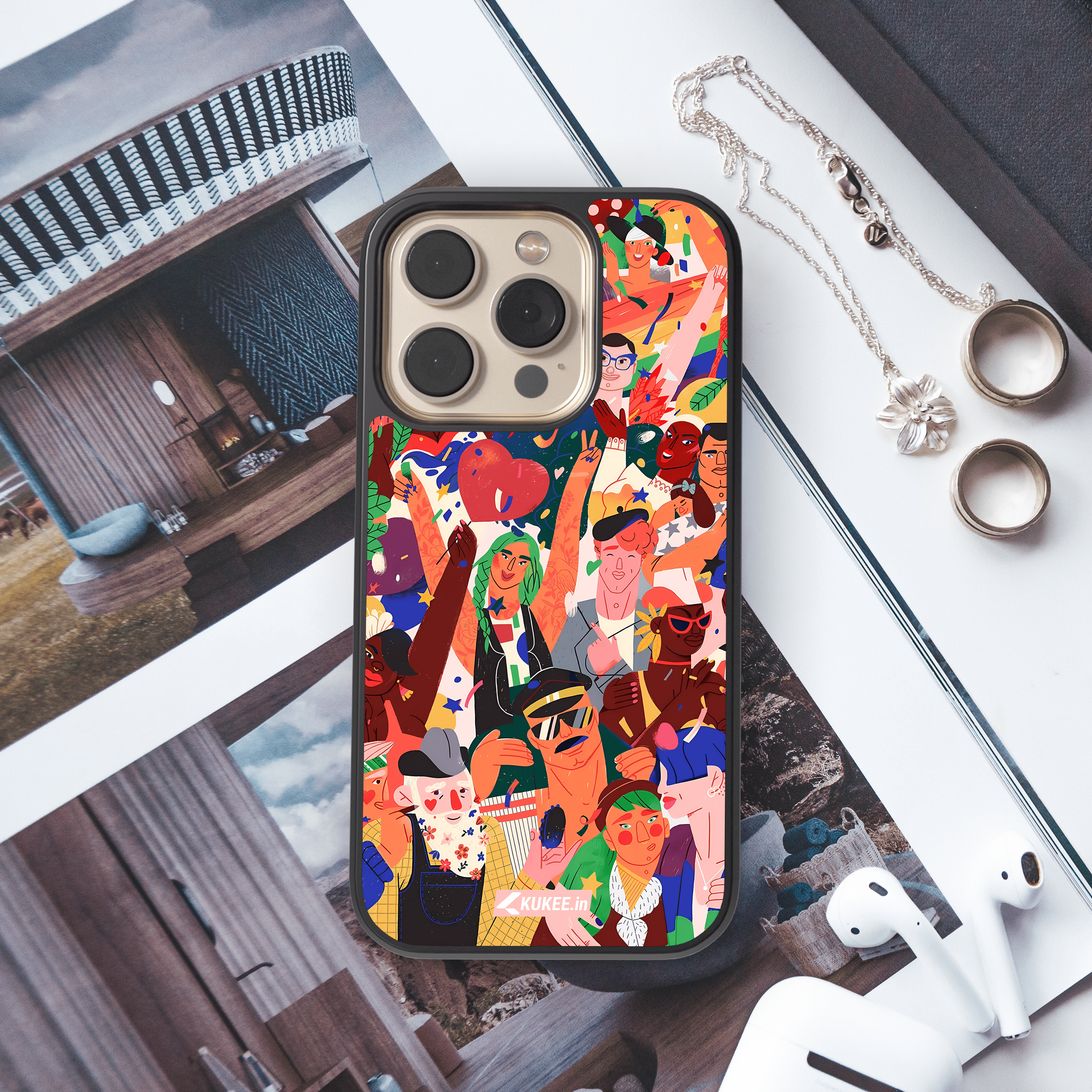 Diverse Pride Celebration Mobile Case - LGBTQ+ Crowd