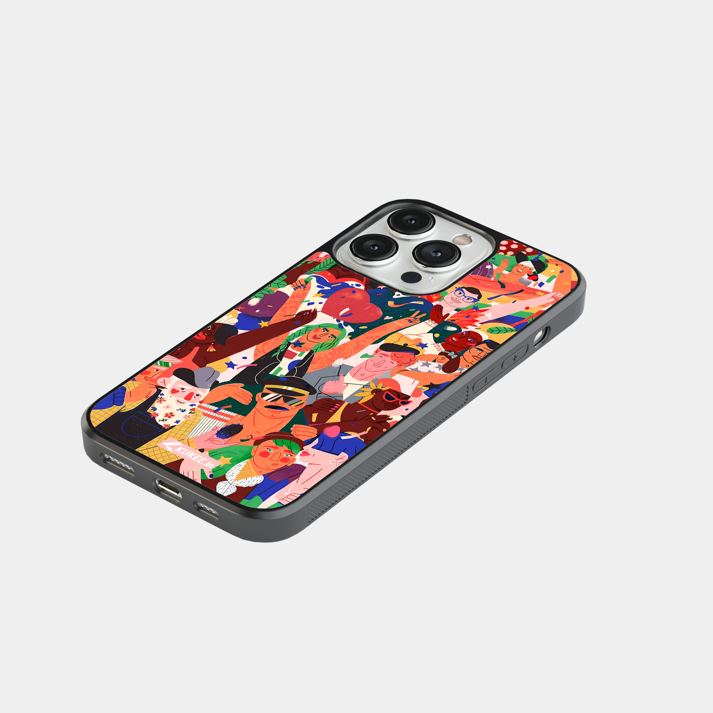 Diverse Pride Celebration Mobile Case - LGBTQ+ Crowd