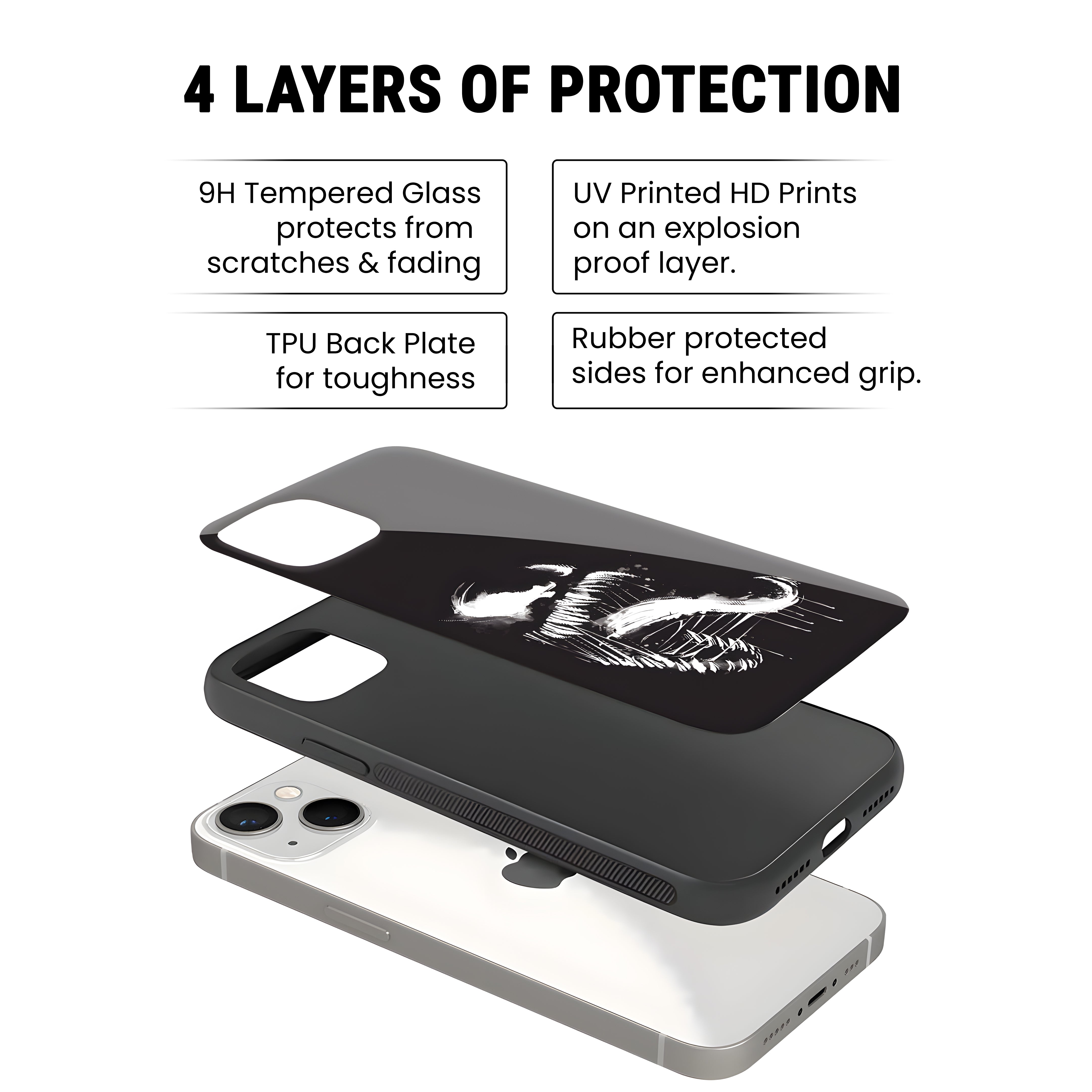 Rainbow Heart Hands Mobile Case - LGBTQ+ Love Symbol